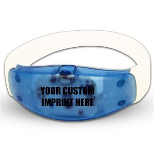 Blue LED Stretchy Bangle Bracelet