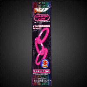 Pink Glow Bracelets (Per 3 pack)