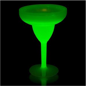 Green Glow Margarita Glass