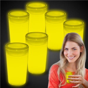 Yellow Glow Shot Glasses (Per 6 pack) Yellow Glow Shot Glasses (Per 6 pack)
