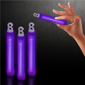 Purple 6" Glow Sticks (Per 25 pack)