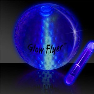 Blue Glow Flyer Golf Ball