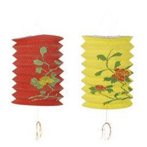 Oriental Good Luck Lanterns (Per 2 pack)
