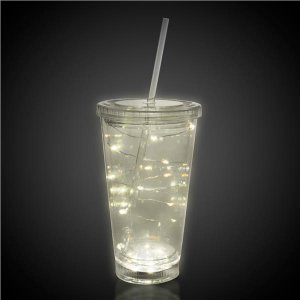 LED White String Light Cup
