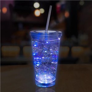 LED Blue String Light Cup