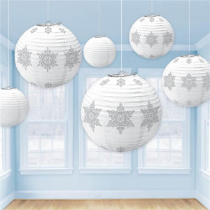 Snowflake Lanterns (Per 6 pack)