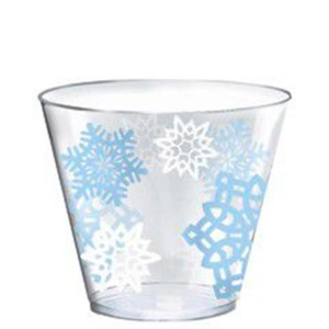 Winter Snowflake 9 oz Tumblers (Per 40 pack)