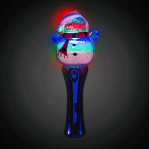 LED Snowman Spinner Wand
