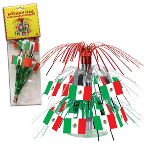 Mexican Flag 7 1/2" Centerpiece