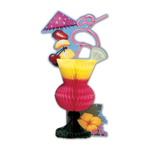 Tropical Drink 13" Centerpiece