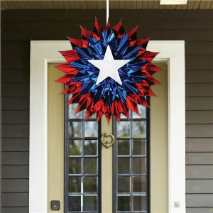 Patriotic Metallic Star