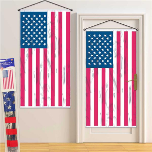 American Flag Metallic Decoration