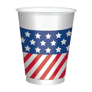 Patriotic 16 oz Plastic Cups