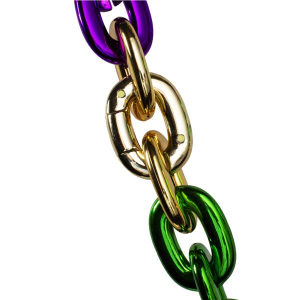 LED Mardi Gras Chain Link Necklace