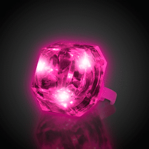 LED Pink Diamond Ring