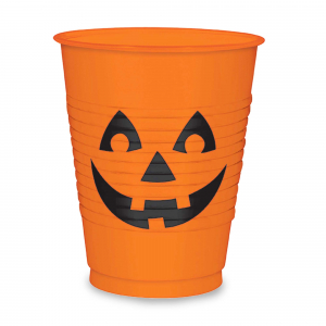 Pumpkin 16 oz Plastic Cups