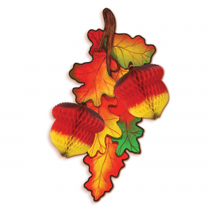 Fall Leaves &  Acorns Decoration
