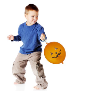 Jack-O-Lantern 8" Punch Balls