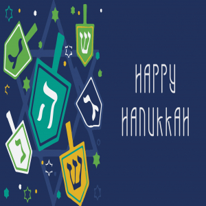 Hanukkah Dreidels Custom Banner - 12 x 24