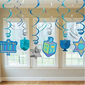 Hanukkah Swirl Decorations