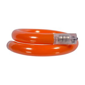 Orange LED Light-Up Tube Bracelet
