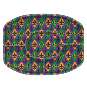 Mardi Gras Sectional Platter