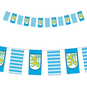 Oktoberfest Bavarian Lion 12 Pennant Banner
