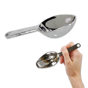 Silver Plastic Scoop