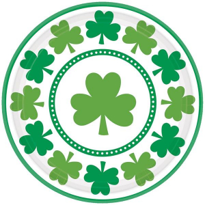 St. Pat's Shamrocks 9" Plates