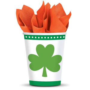 St. Pat's Shamrocks 9 oz Cups