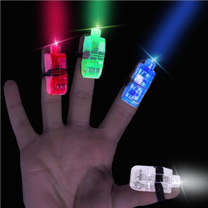 Red LED Light Up Finger Rings