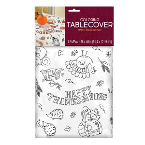 Thanksgiving Color-In Table Cover