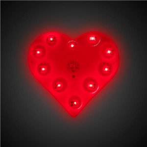LED Red Heart Blinkies