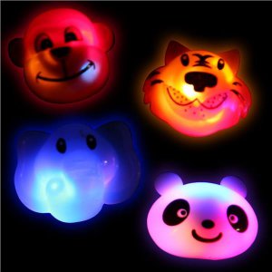 LED Wild Animal Jelly Rings