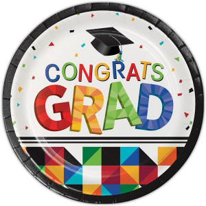 Fun Grad 8 3/4" Dinner Plate