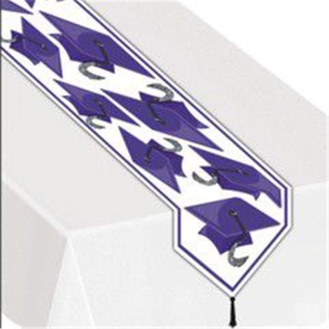 Purple Graduation Table Runner