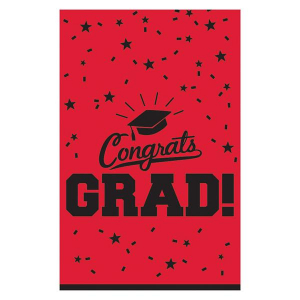 Red Graduation Table Cover