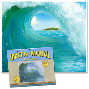 Surf Wave Scene Backdrop