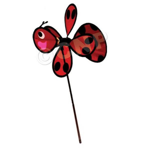 Lady Bug Wind Spinner