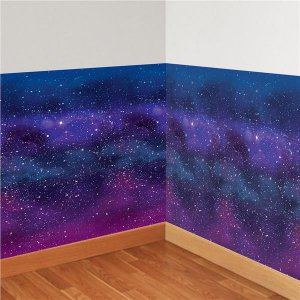 Galaxy Space Scene Room Roll