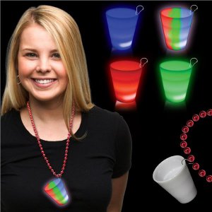 Multi-Color LED 2 oz Shot Glass