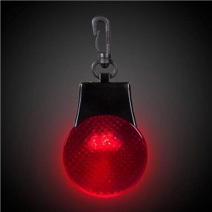 Red Light Up Safety Reflector