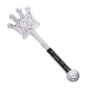 LED Silver Crown Wand