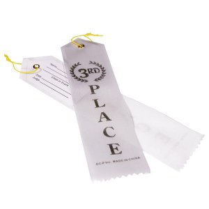 3rd Place White Ribbons