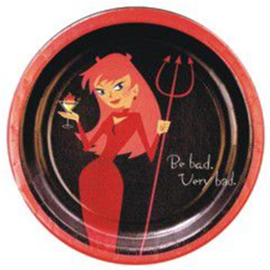 She Devil 7 1/2" Paper Plates