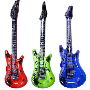 Inflatable 22" Multi Color Guitars