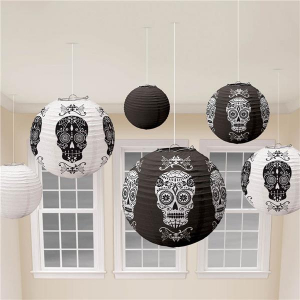 Day of the Dead Sugar Skull Lanterns