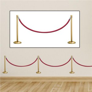 Red Rope Stanchion Prop Add - On