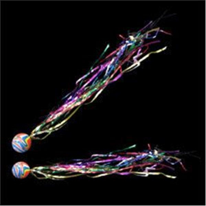 Comet Ball with Metallic Tassels