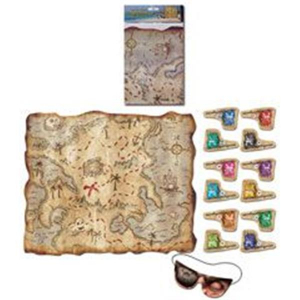 Pirate Treasure Map Party Game